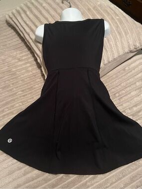 Kids Lululemon athletica Black Sleeveless Fit-and-Flare Dress/Skort